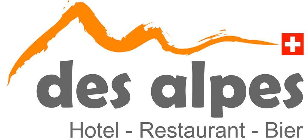 Boutique Und Bier Hotel Des Alpes Fiesch Buitenkant foto